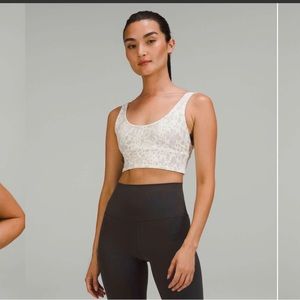 lululemon: Align Reversible Bra *Light, A/B Cup
Cheetah Camo Antique White Multi